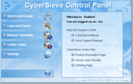 CyberSieve screenshot